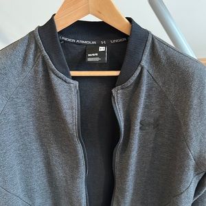Under Armour zip up in grey size Large